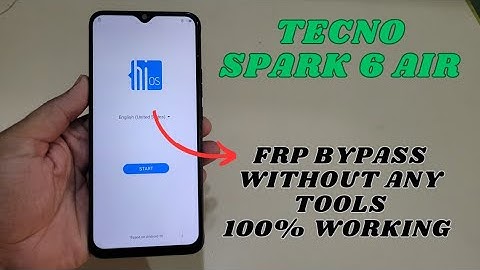 Tecno Spark 6 Air Frp Bypass Without Pc And Tools
