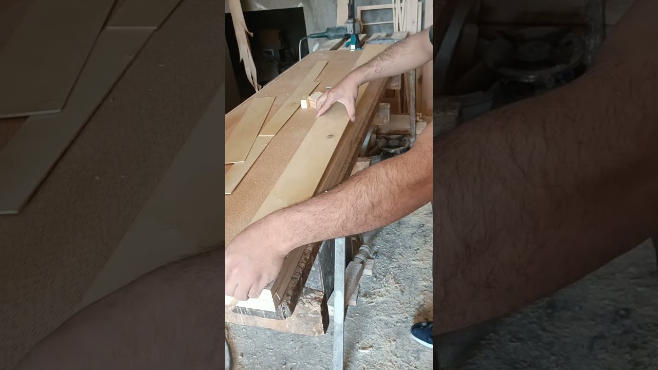 طريقه عمل كتف جنب الدولاب الجرار اسهل طريقه للمبتدئين تعليم نجارة الأثاث للمبتدئين