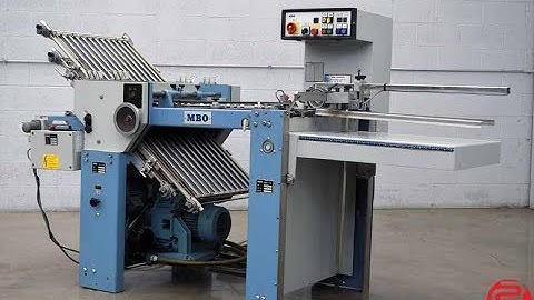 MBO T49 Pile Feed Paper Folder