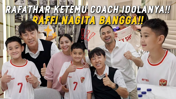 COACH SHIN TAE YONG VISITED ANDARA TO TRAIN RAFATHAR TO PLAY FOOTBALL?!!! RAFATHAR WAS FULL OF SM...