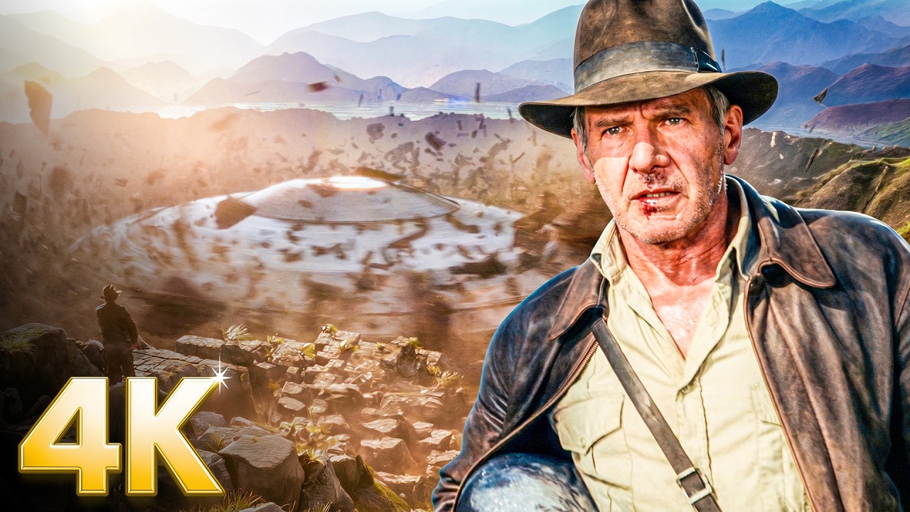 Indy Faces the Mystery Beyond the Stars | Kingdom of the Crystal Skull | ⚡ 4K