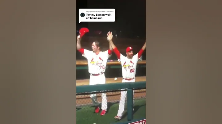 Tommy Edman walk off home run for the St. Louis car