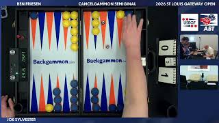 2026 Saint Louis Ben Friesen vs Joe Sylvester Cancel Gammon Semifinal