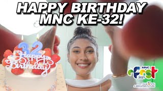 HAPPY BIRTHDAY MNC ke-32 ✨🎊🎉