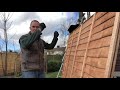 How to slot in a fence panel. Big Al’s Pro Tips.