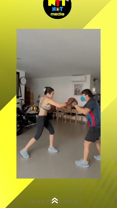 NIKITA MIRZANI #LATIHAN TINJU #DINAR CANDY