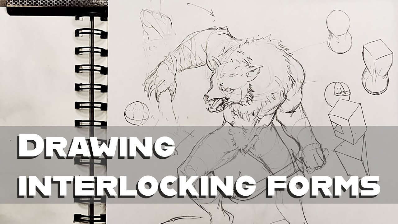 Improve Your Drawing Skills: Learn to Draw Interlocking Forms Today ...