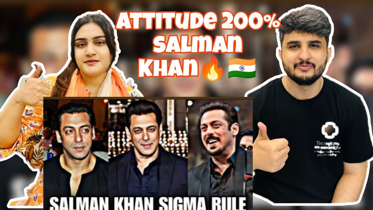 Pakistani Couple Reacts To Salman khan Sigma Rule | Salman khan Thug Life | Savage Moments 😂