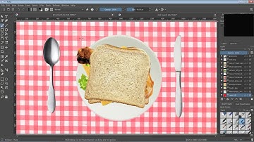 Using Krita: A Sandwich Composition