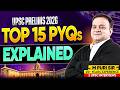 15 Most *Important* Polity PYQs for UPSC Prelims 2026 | M Puri Sir (3 UPSC Interviews) | Sarrthi IAS