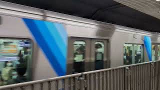 横浜市営地下鉄ブルーライン4000系（4691）普通湘南台行発車シーン