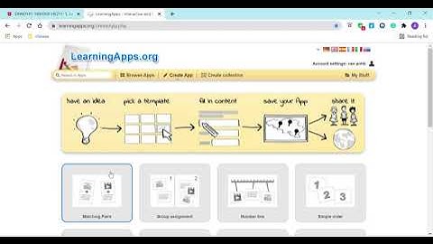 Designing games on LearningApps.org