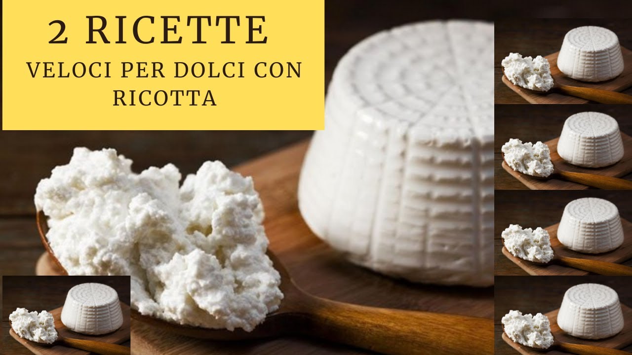 DOLCI ALLA RICOTTA IN POCHI MINUTI