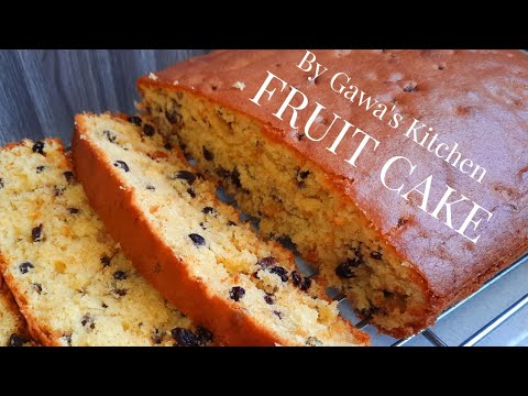 Easy bakery style fruit cake/light fruit loaf/moist fruit cake