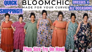 Plus Size Haul 2024|Plus Size Dress Haul|Plus Size Dresses From Bloomchic|Ft Dossier||Tasha St James