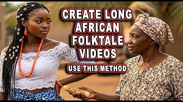 How to create Long full AFRICAN FOLKTALE STORIES with only FREE AI TOOLS ON SMARTPHONE