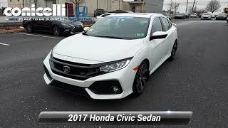 Certified 2017 Honda Civic Sedan Si, Conshohocken, PA HN15297