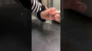 Electrolytes Lab Reactions for Part 3i- 3l