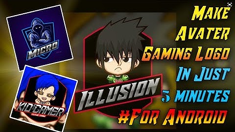 How To Make Avatar Gaming Logo On Android In Just 5 Minutes | Gaming Logo Tutorial