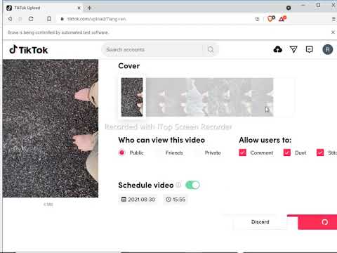Tik tok automation python
