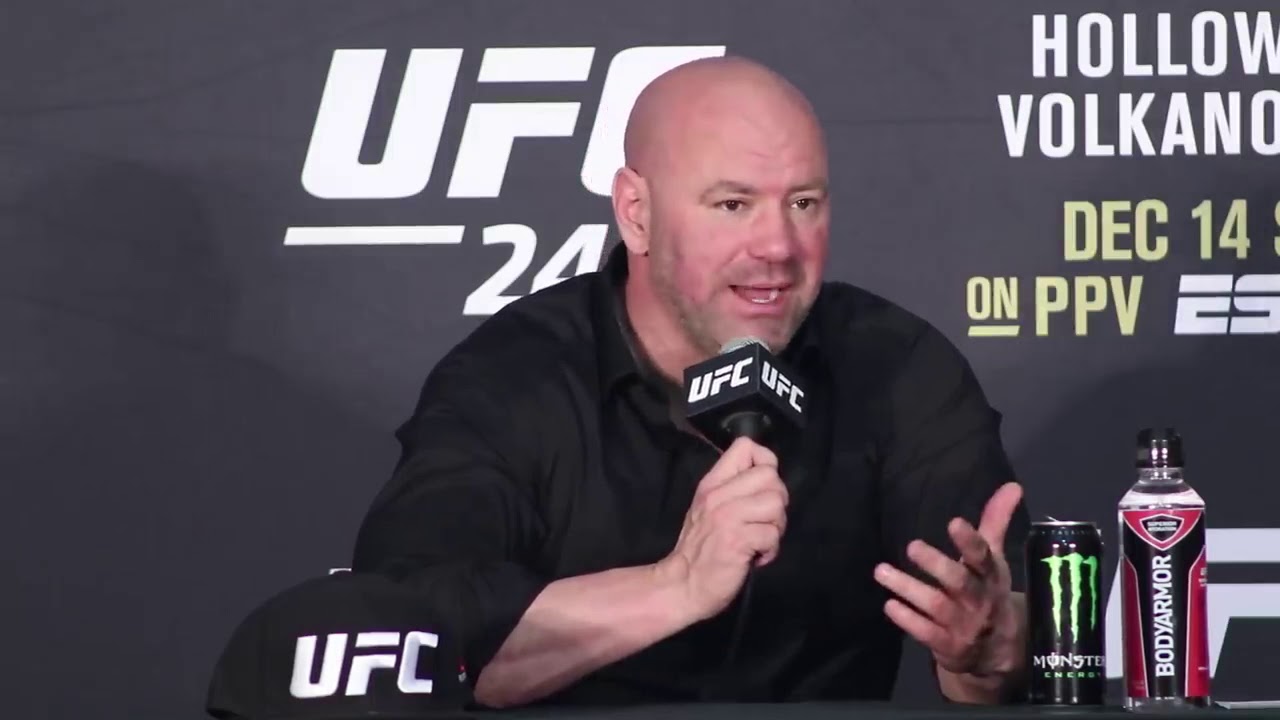 UFC 245 Post Fight Press Conference Usman VS Covington DANA WHITE