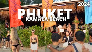 【4K🇹🇭 】Gorgeous Phuket 2024 Kamala Beach Walking Tour, Thailand ☀️