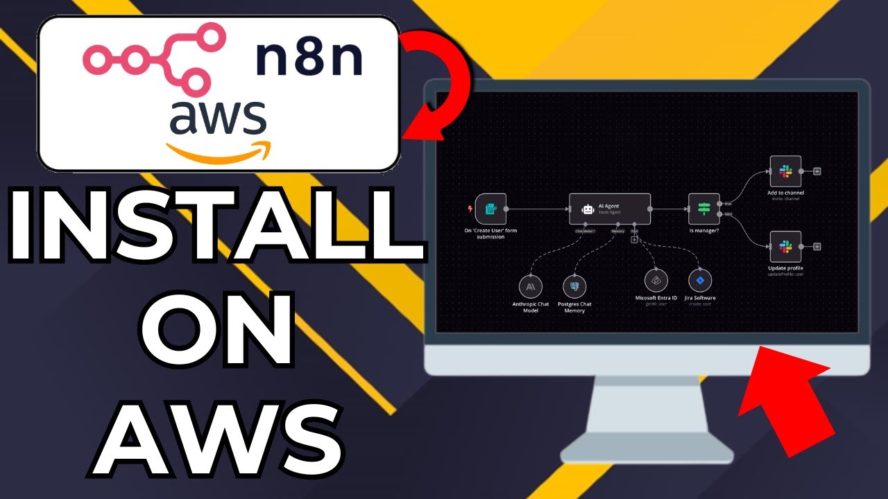 HOW TO INSTALL N8N ON AWS (2026) - YouTube