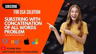 30. Substring with Concatenation of All Words || DSA || Leetcode || Daily Challenge