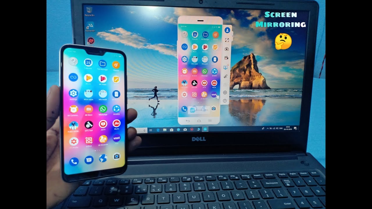 To Mirror Screen From Mobile Laptop, How To Mirror Phone Laptop Free