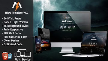 Molnia - Coming Soon HTML Template | Themeforest Website Templates and Themes
