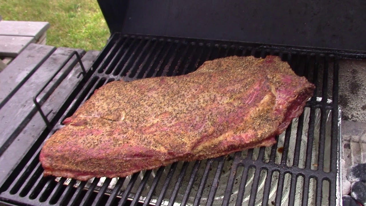 Let's Smoke A Beef Brisket On The Grill