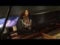 NAMM 2017 Victoria Theodore on the Yamaha S7X grand piano