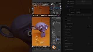 Blender Camera Tips 🎥 | Numpad 0 + Fly-Walk Mode
