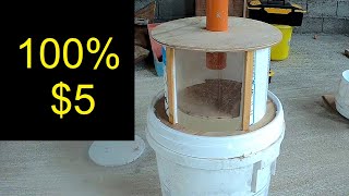Build a Cyclone Dust Separator with Thien Baffle