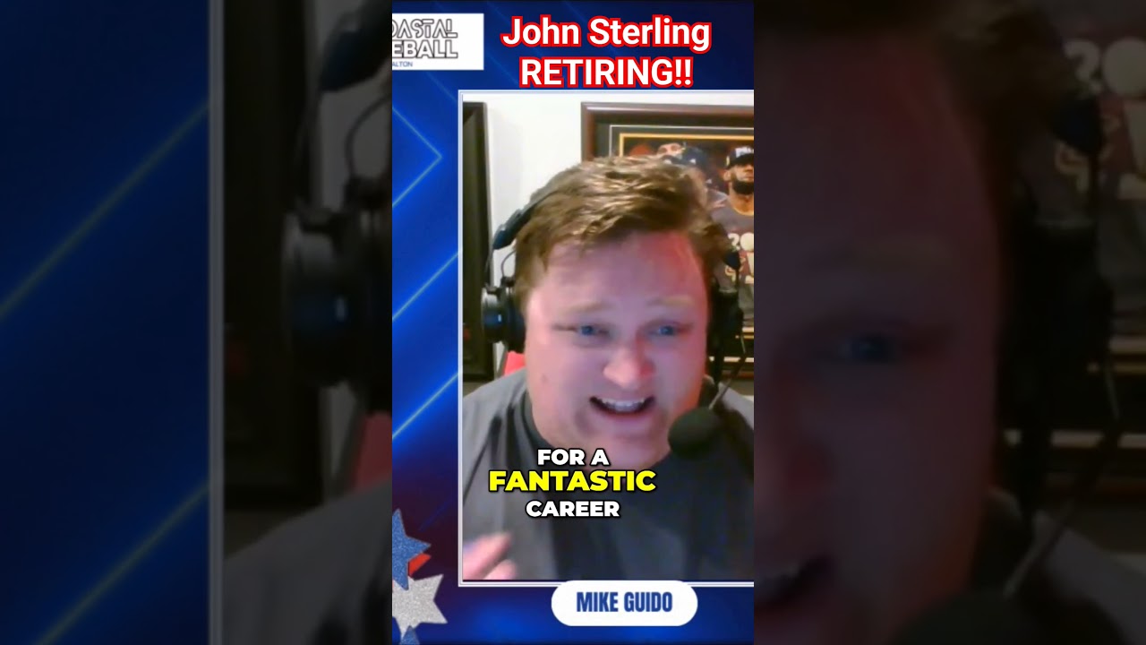 Legendary Yankees broadcaster John Sterling is RETIRING!! #mlb #baseball #yankees #johnsterling