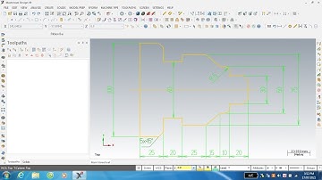 Bài 5 .HƯỚNG DẪN VẼ BIÊN DẠNG 2D CHO CHI TIẾT TIỆN TRÒN XOAY TRONG MASTERCAM X9
