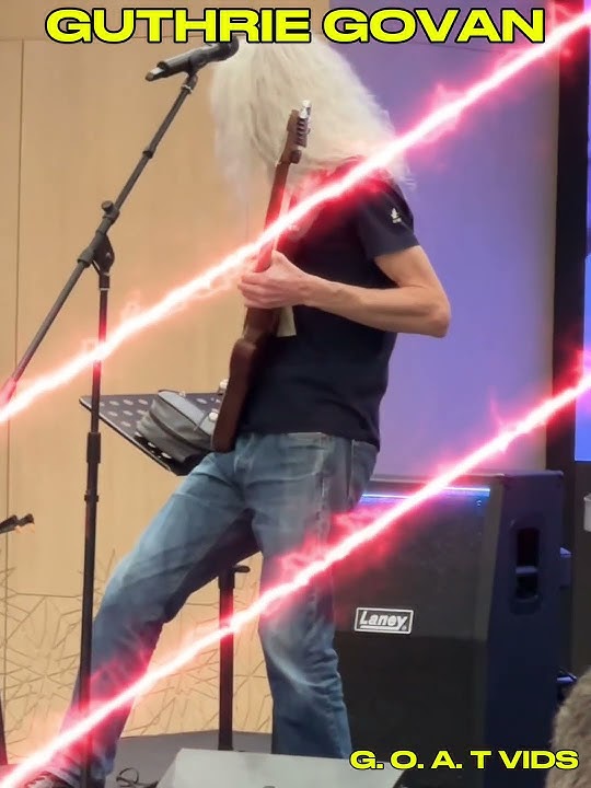 Unstoppable GOAT Guthrie Govan, the Guitar Wizard 🎸😎