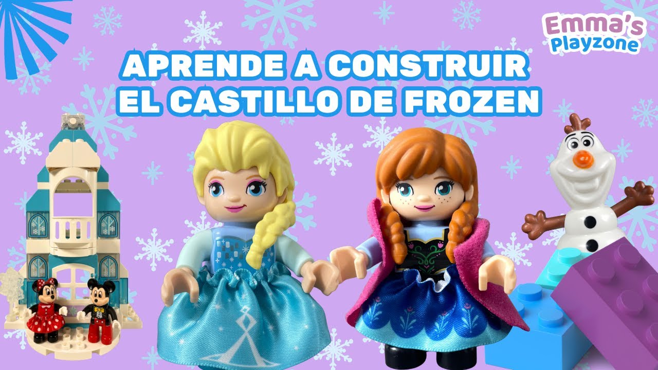 ¡Aprende a construir el Castillo de Frozen con Elsa, Anna y Olaf en DUPLO! | Español |