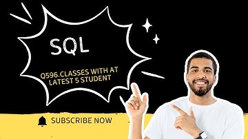 LEETCODE SQL Q596.Classes With at Least 5 Students