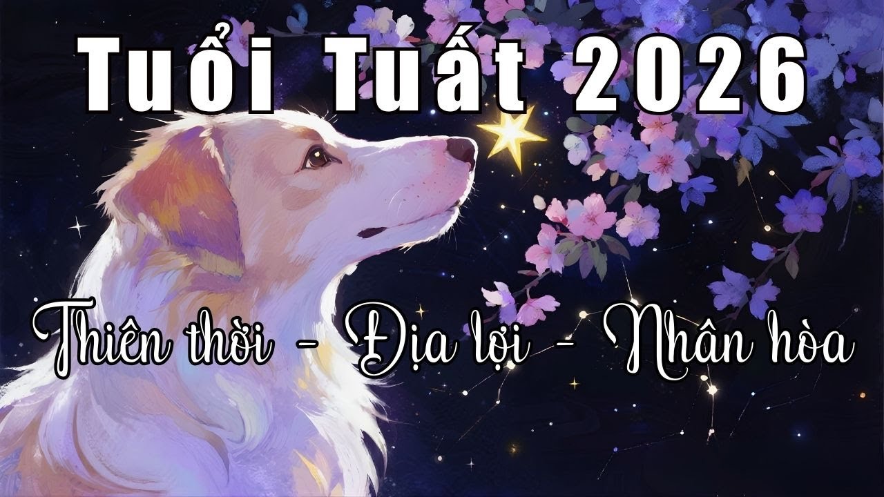 Tuổi Tuất 2026 - Thiên thời địa lợi nhân hòa
