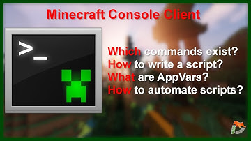 Minecraft Console Client | Tutorial | Commands, Scripts, AppVars, Matches, Tasks and C# Scripts