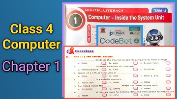 Exercises - 1.Computer - Inside the System Unit | Class 4 Computer