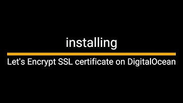 installing a Let