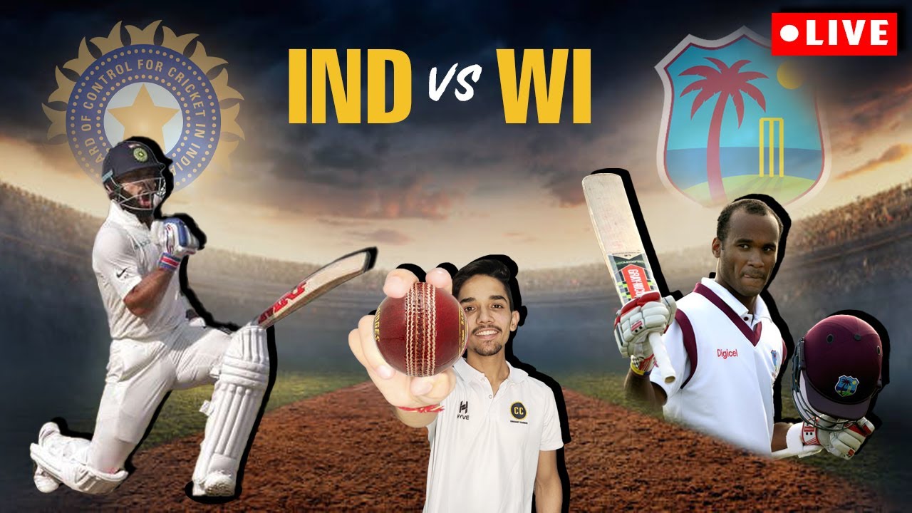 NEW SERIES STARTS TODAY😍 India tour of West Indies🏏 Test Match Day 1 Cricket Cardio LIVE