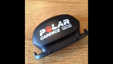 Unboxing Polar Cadence Sensor
