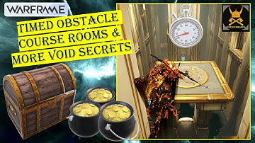 VOID missions TIMED OBSTACLE rooms in WARFRAME