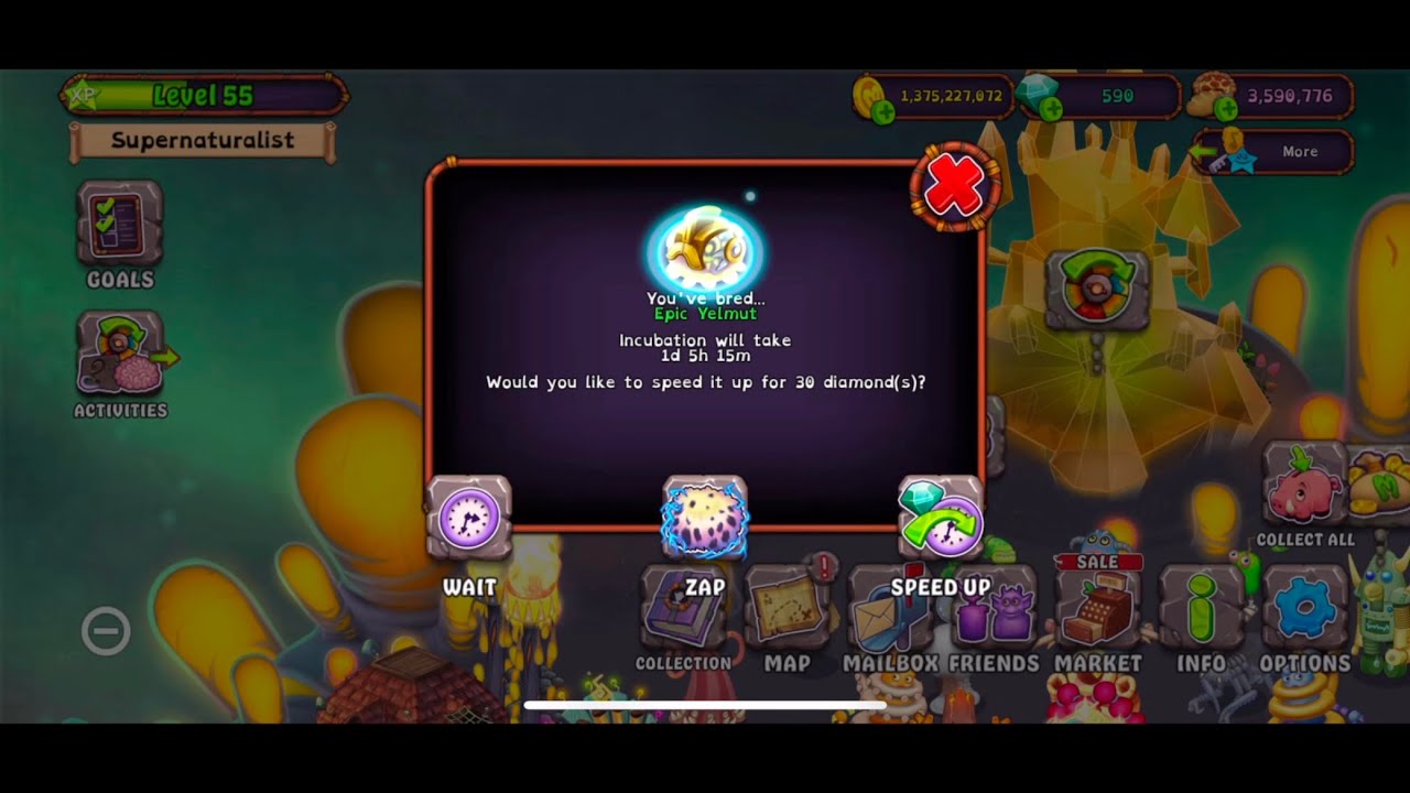 How To Breed Epic Yelmut On Light Island! - YouTube