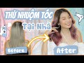 Tự Nhuộm Tóc Tại Nhà CHUẨN SALON ♡ Nốt TREND Màu TÍM ♡