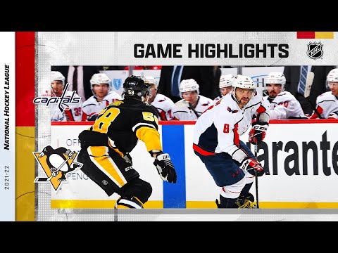 Capitals @ Penguins 4/9 | NHL Highlights 2022