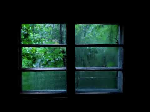 Rain Sound and Thunder   2 Hours Sleep Звук дождя и грома в деревне! 2 часа.